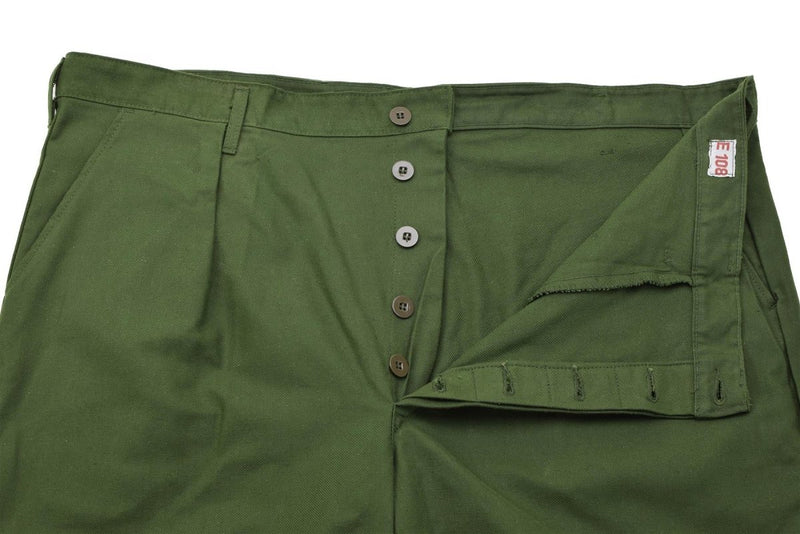 Original schwedische Militär Arbeitshose grün Vintage Arbeitshose NEU