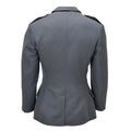 Original Schweizer Militär-Formaljacke, 4-Taschen-Design, Schulterklappen, Grau