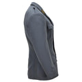 Original Schweizer Militär-Formaljacke, 4-Taschen-Design, Schulterklappen, Grau