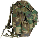 Original Turkish Army 40L Backpack Front Pockets Cordura Fabric Woodland Camo - GoMilitar