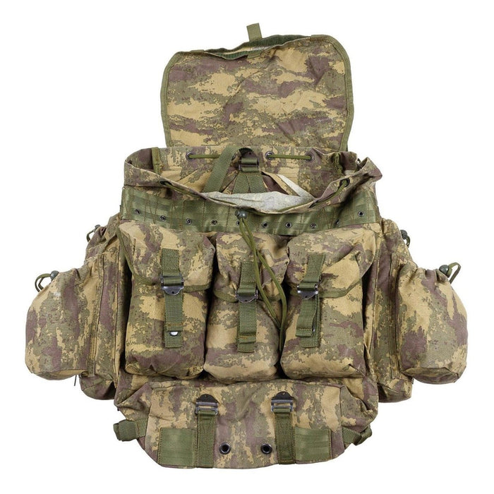 Original türkischer Militär 40L Rucksack verstellbare Schultergurte M2008 Tarnung