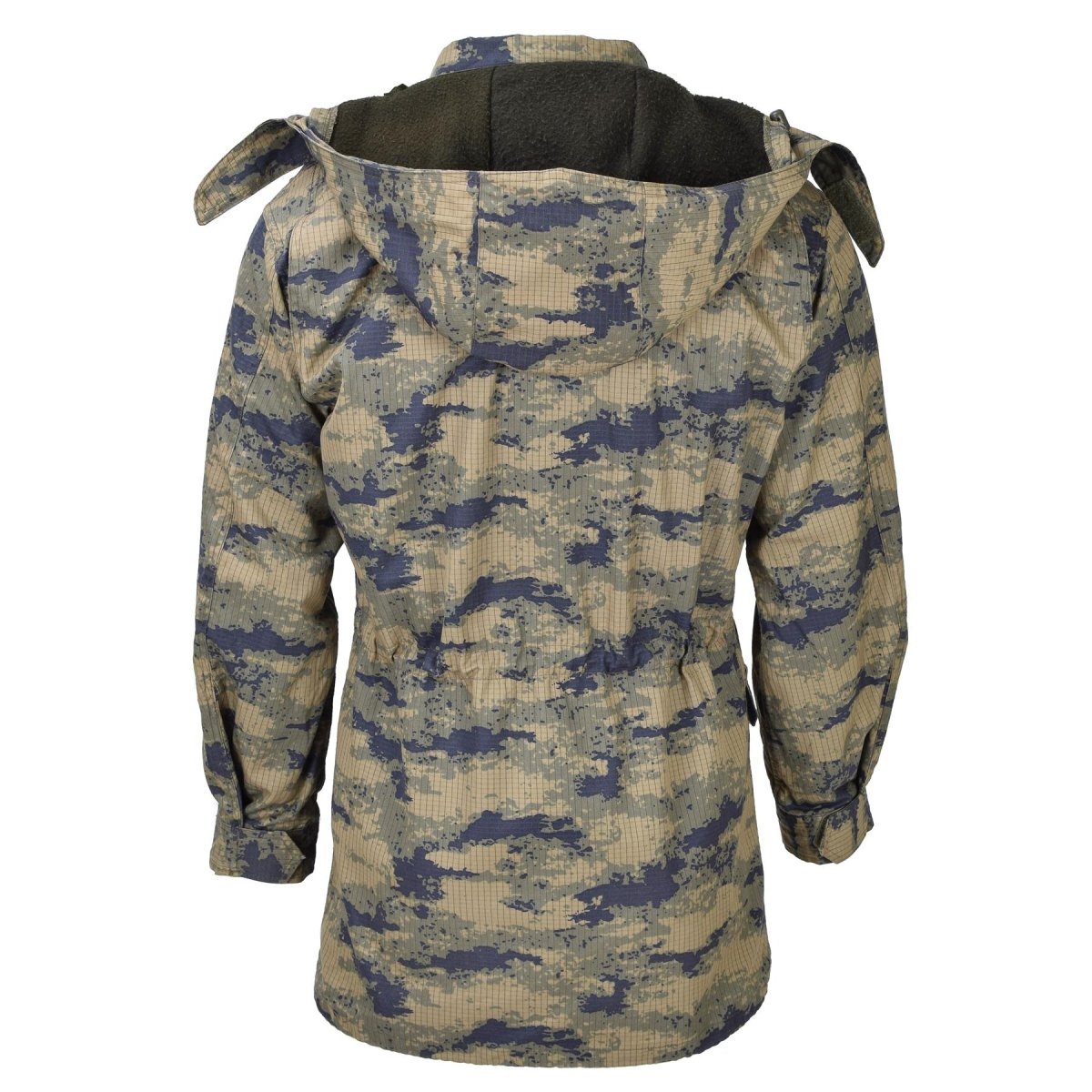 Original türkischer Militär-Digital-Camouflage-Parka mit Innenfutter, strapazierfähiger Ripstop-Taktik