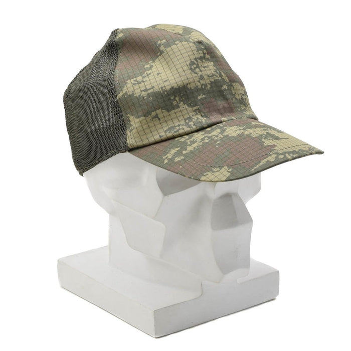 Original türkische Militär-Feldmütze Snapback Ripstop Mesh-Einsatz M2008 Camo – GoMilitar