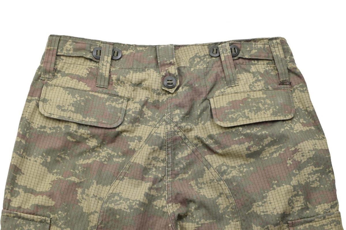 Original türkische Militär-Feldhose aus strapazierfähigem Ripstop Army Issue M2008 Camo