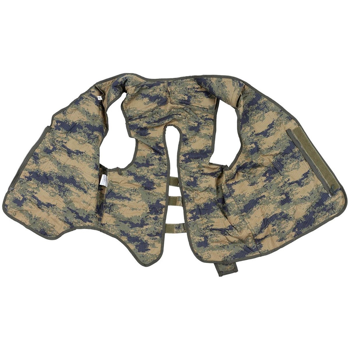 Original türkische Militärweste 8 aufgesetzte Taschen Schulterpolsterung M2018 Camo