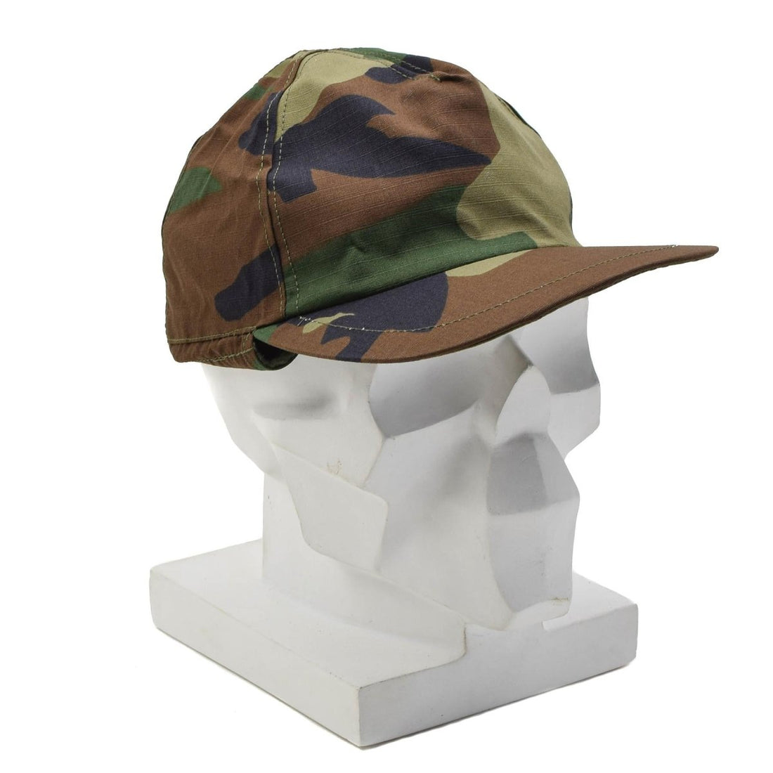 Original türkische Militär-Winterfeldmütze RipStop Outdoor-Hut Woodland Camo