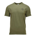 Original ukrainisches Militär-T-Shirt mit Emblem der Streitkräfte Tryzub, kurzärmelig