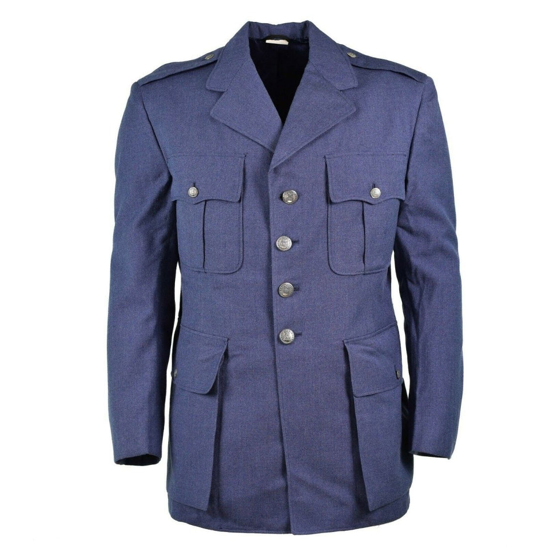 Original US Army Air Force Jacke Mantel Herren blau USAF Wollmantel Service Dress