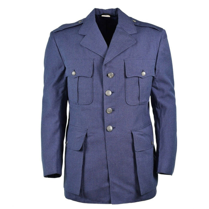 Original US Army Air Force Jacke Mantel Herren blau USAF Wollmantel Dienstkleid - GoMilitar