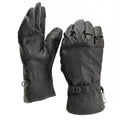 Original US Army Kampflederhandschuhe Echtes schwarzes Leder Militärausführung