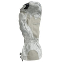 Original US Army white camo winter mitten with touchscreen capability, elastic wrist, and durable insulated materials.