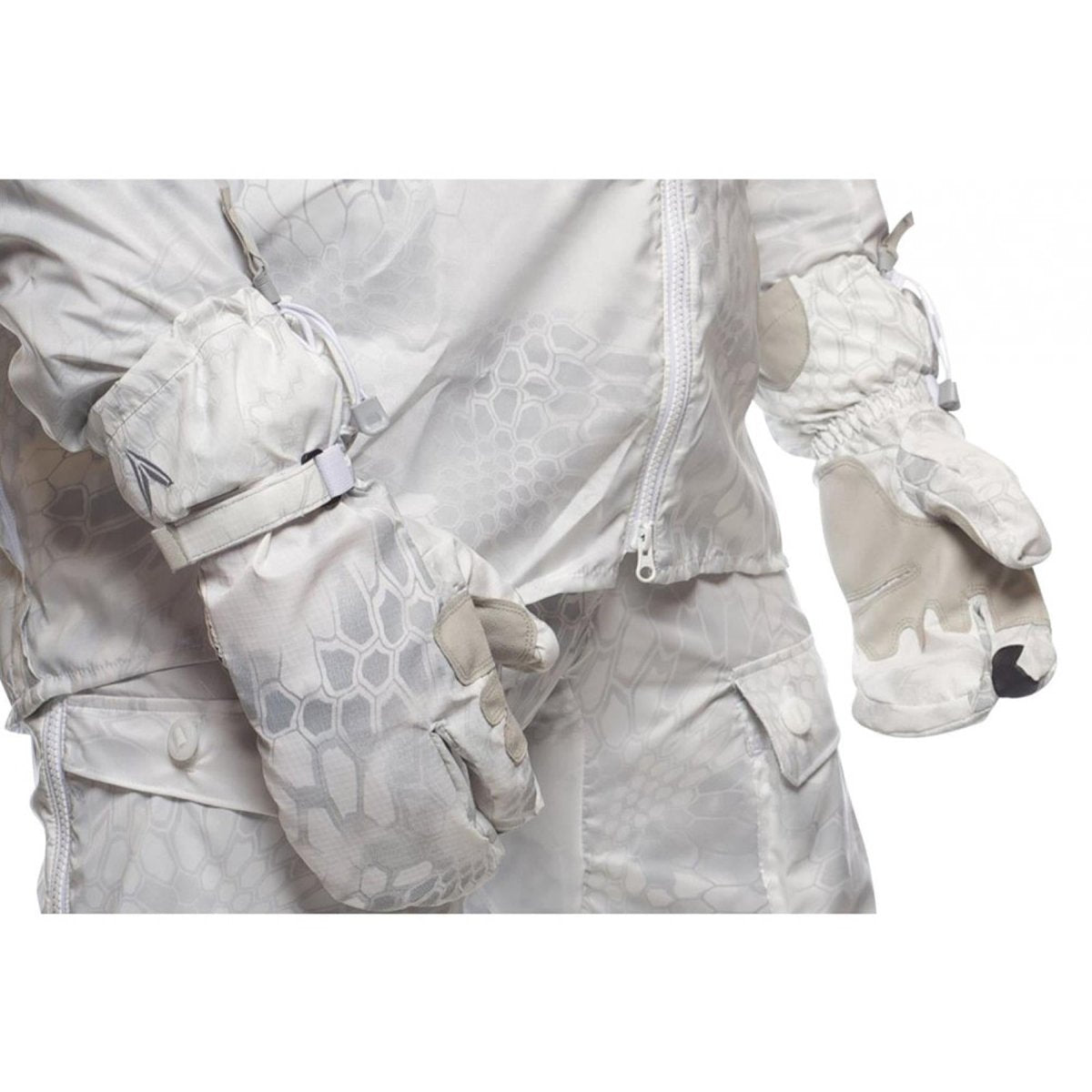 Original leichte taktische Handschuhe der U.S. Army mit Touchscreen, weiß, Camo