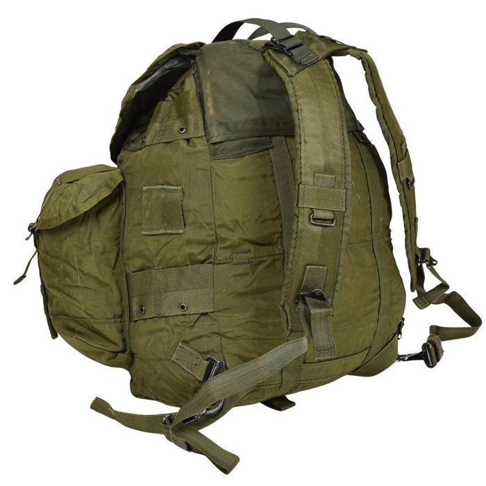 Originaler taktischer 50-l-Rucksack des US-Militärs mit 3 äußeren Ausrüstungstaschen in olivgrüner Farbe – GoMilitar