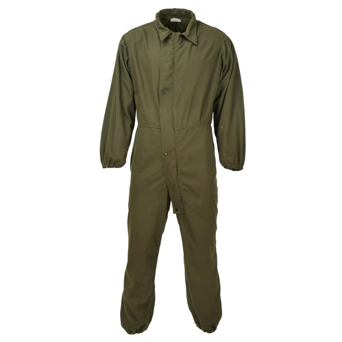 Original US-Militär-Overall, Arbeitsmechaniker-Overall, Armee-Druckknopfverschluss, Oliv – GoMilitar