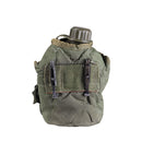 Original U.S. Military Plastic 0.75L Canteen Field Gear Cover Army Issue Olive - GoMilitar