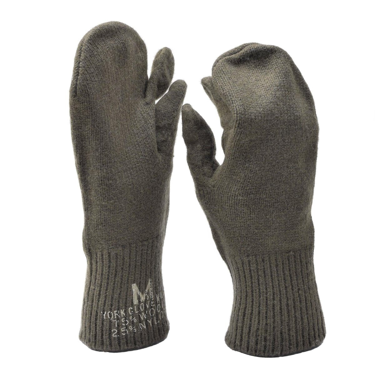 Original US Militär Trigger Fäustlinge Militär Überschuss Wollwärmer Handschuhe NEU