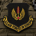 Original USAFE US Air Forces in Europe Patch, bestickte Sammlerabzeichen