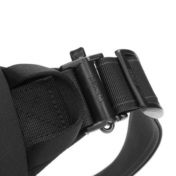Pacsafe v crossbody schlangbeutel 5l Anti -Diebstahl PVC Freies Wasserschutzmittel schwarz