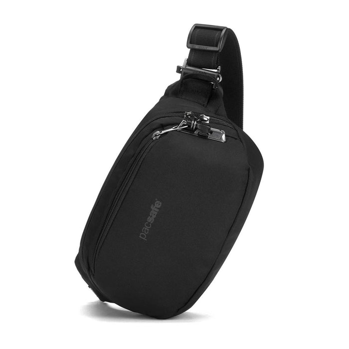 Pacsafe Vibe 100 Umhängetasche, 4 l, wasserabweisend, Diebstahlschutz, Hüfttasche Stealth – GoMilitar