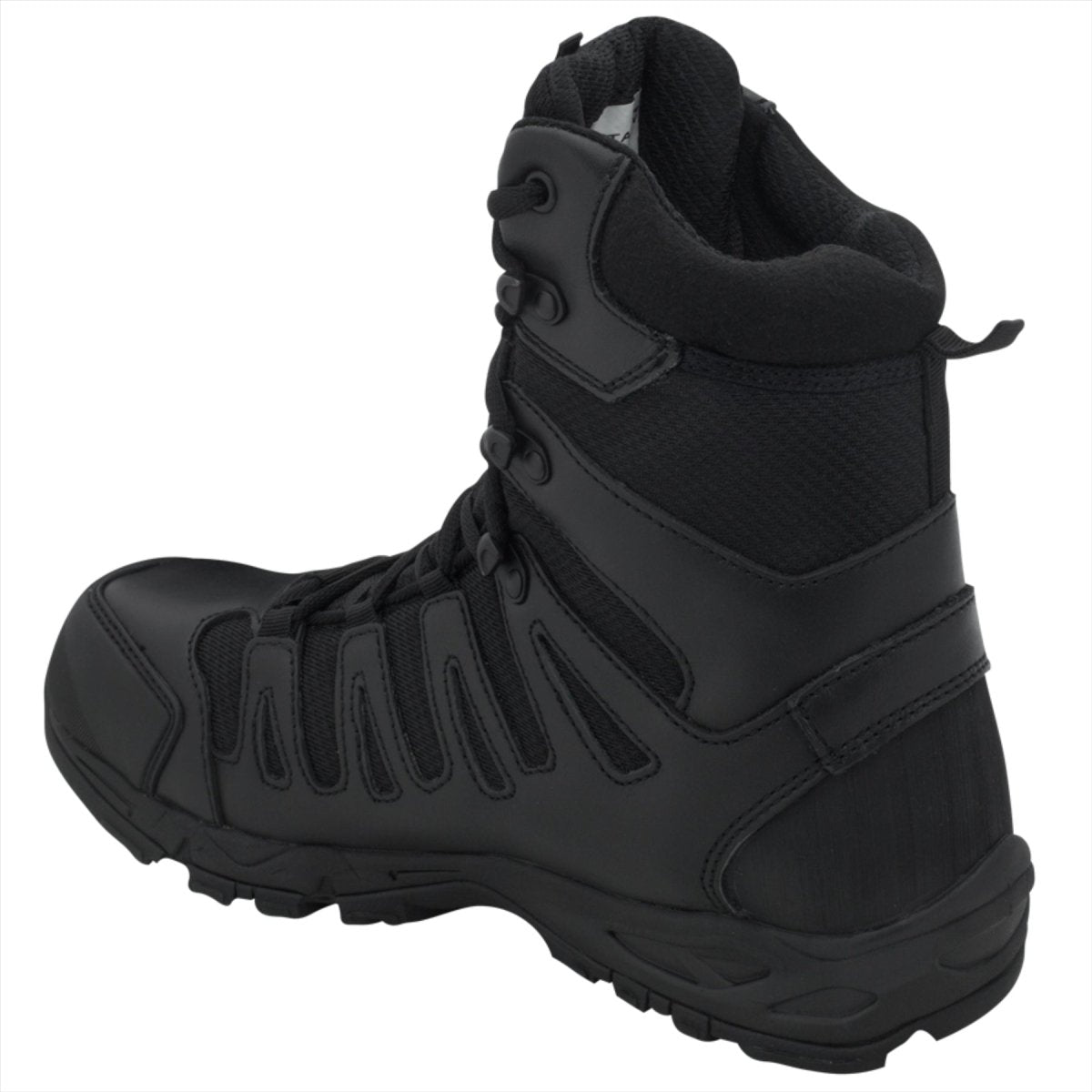 PENTAGON Achilles XTR 8 Taktische Stiefel, wasserdichtes, hochdichtes Leder, Schwarz