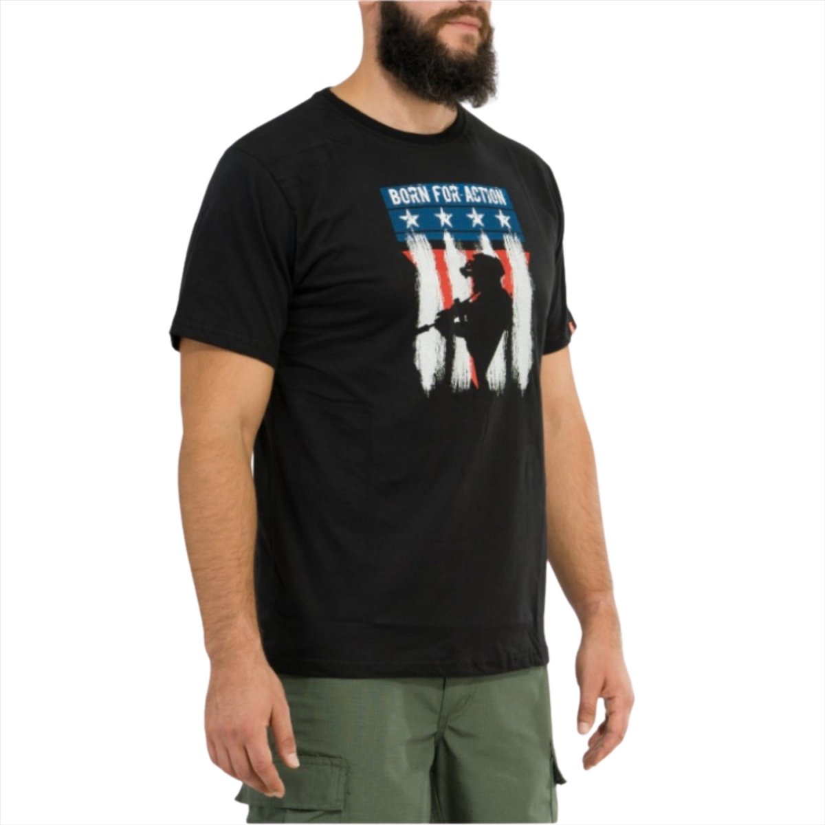 PENTAGON Ageron Ranger klassisches T-Shirt, schnell trocknend, bequeme Passform, geruchlos, Schwarz