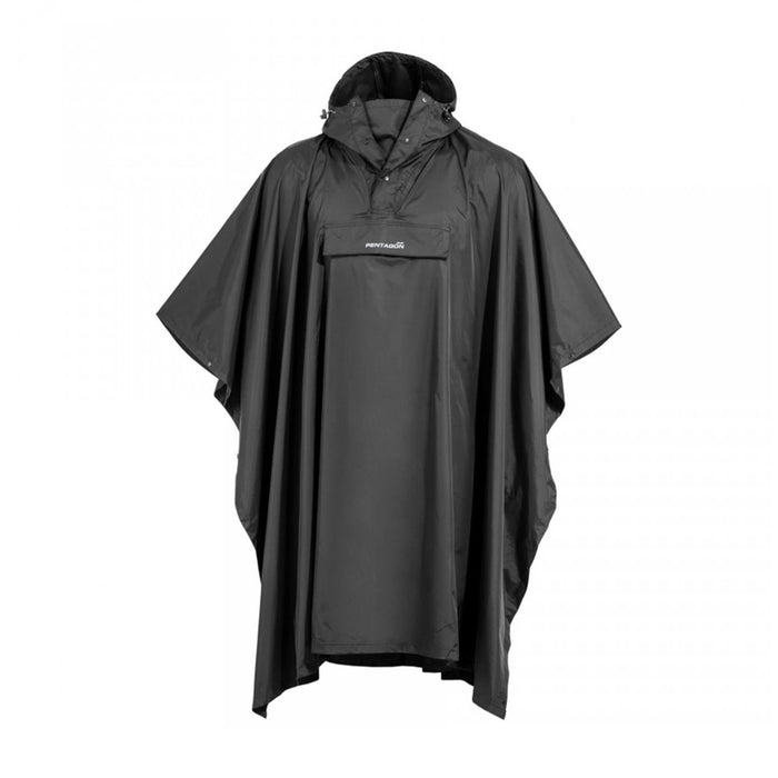 PENTAGON Cloudburst Packbarer Poncho, wasserdicht, atmungsaktiv, reflektierende Details – GoMilitar