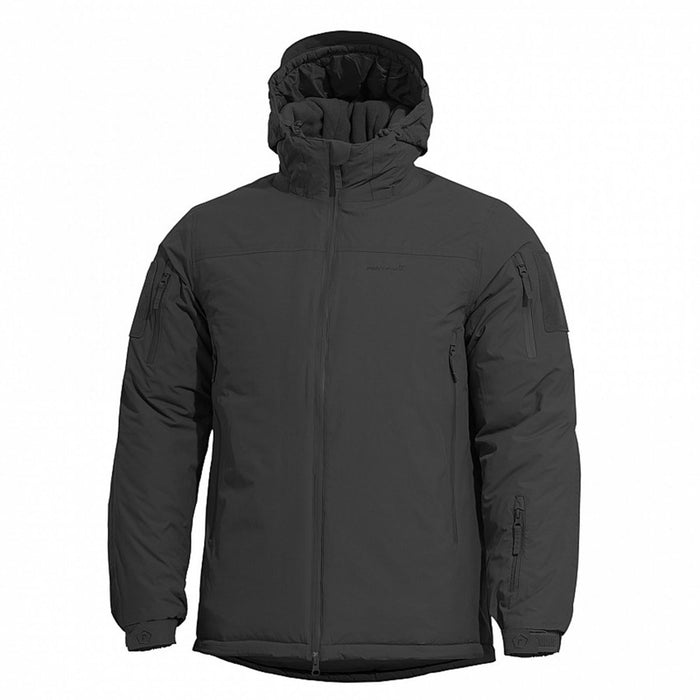 PENTAGON Hoplite Parka Armee warme Winterjacke wasserabweisende Kapuze Schwarz - GoMilitar