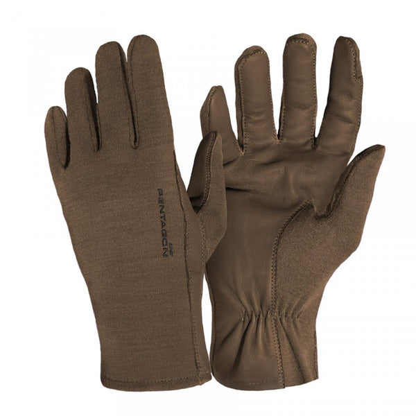 PENTAGON Pilot Nomex® Leather Gloves Short Cuff Fire Resistant Multicolor - GoMilitar