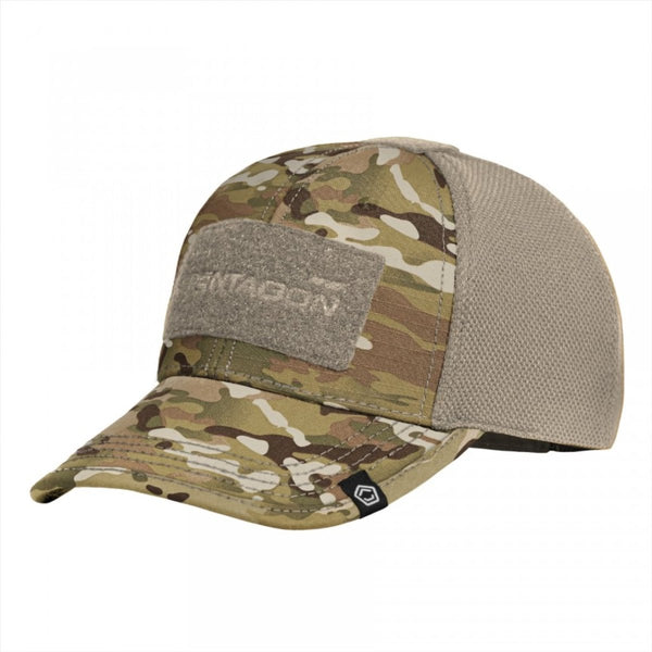 Pentagon Raptor Tactical Cap One Size Atmable Mesh Back Operations Camo