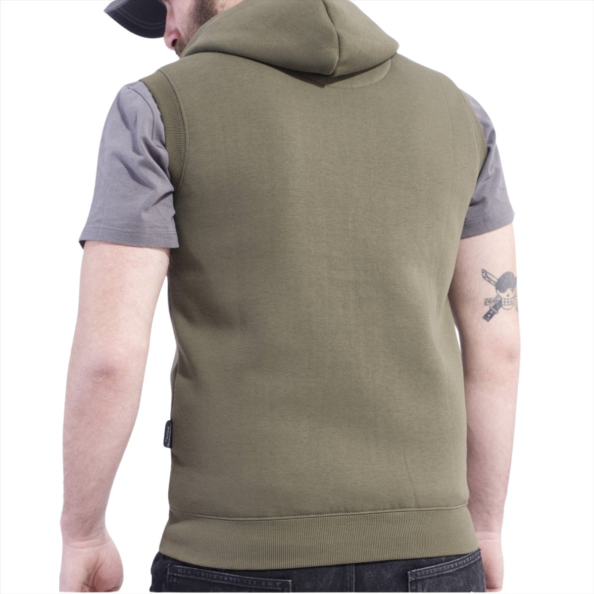 PENTAGON Thespis Ärmelloser Pullover YKK®-Reißverschluss Nahtlose lasergeklebte Taschen