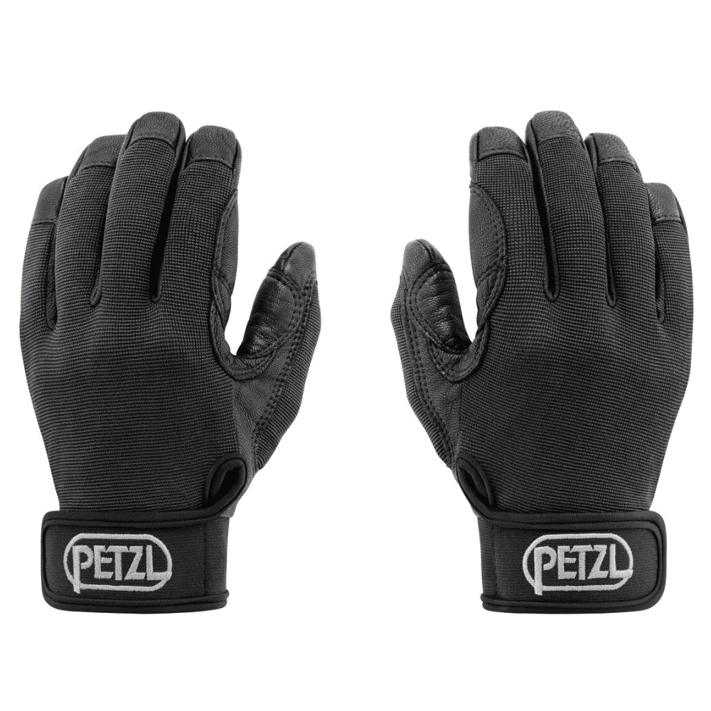 Petzl CORDEX Belay Rappel Handschuhe Leder Seil Arbeit Klettern Taktisch Schwarz