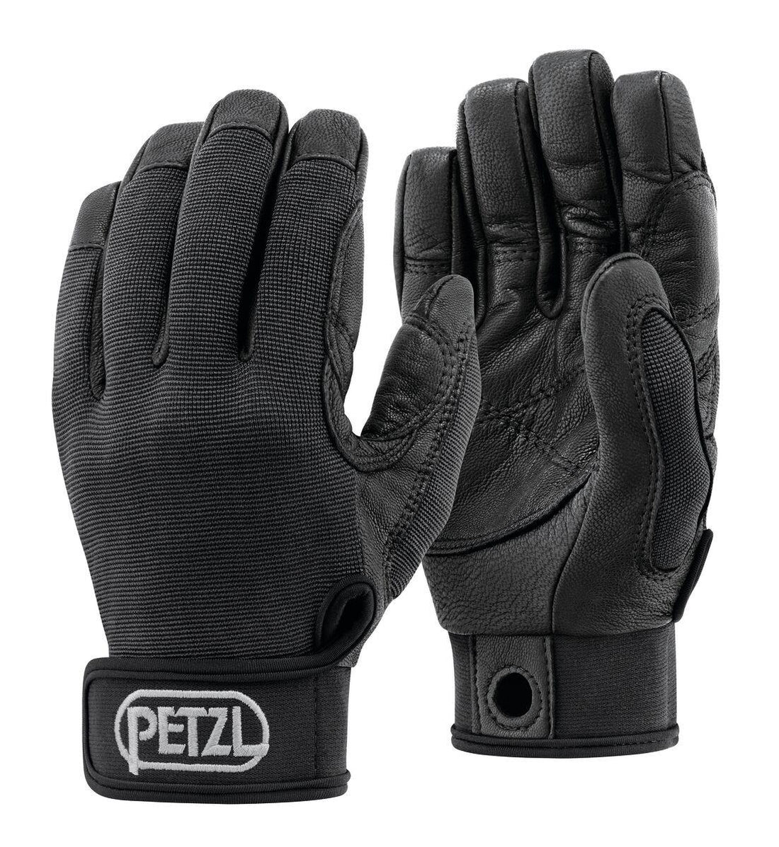Petzl CORDEX Belay Rappel Handschuhe Leder Seil Arbeit Klettern Taktisch Schwarz