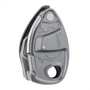 Petzl GRIGRI+ Sicherungsgerät, unterstütztes Bremsen, Anti-Panik, 8,5–11 mm, Grau