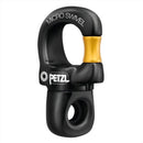 PETZL Micro-Wirbel, kompakt, zu öffnen, Kugellager-Wirbel, Klettern, Schwarz