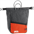 PETZL SAKAB Chalk Bag Robuster magnetischer Rollverschluss mit mehreren Taschen Grau