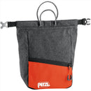 PETZL SAKAB Chalk Bag Robuster magnetischer Rollverschluss mit mehreren Taschen Grau