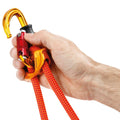 PETZL SmD RL Karabiner, Aluminium, leicht, Sicherheitsverbinder, Gelb