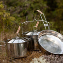 Primus Campfire Cookset S Edelstahl Camping Kochgeschirr Topf Pfanne Set Tasche