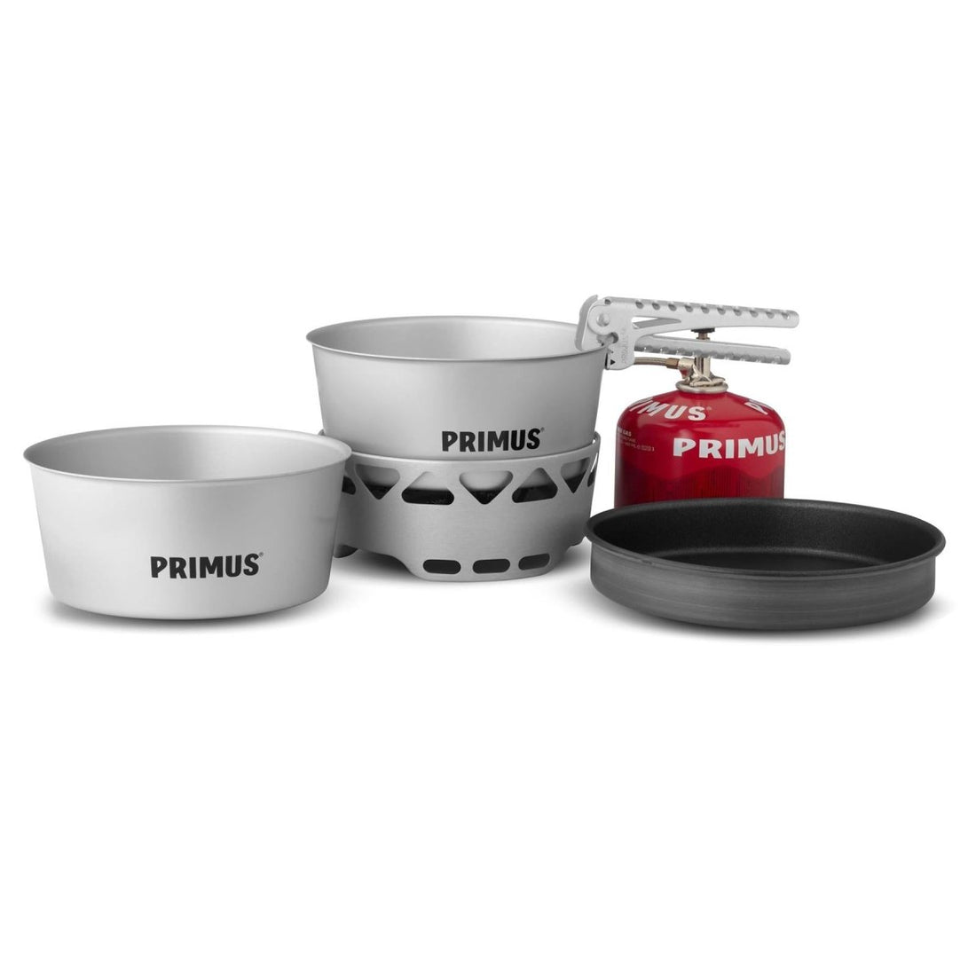 Primus Essential Stove Set 2,3L Topf Pfanne Wandern Camping All-in-One Kochset