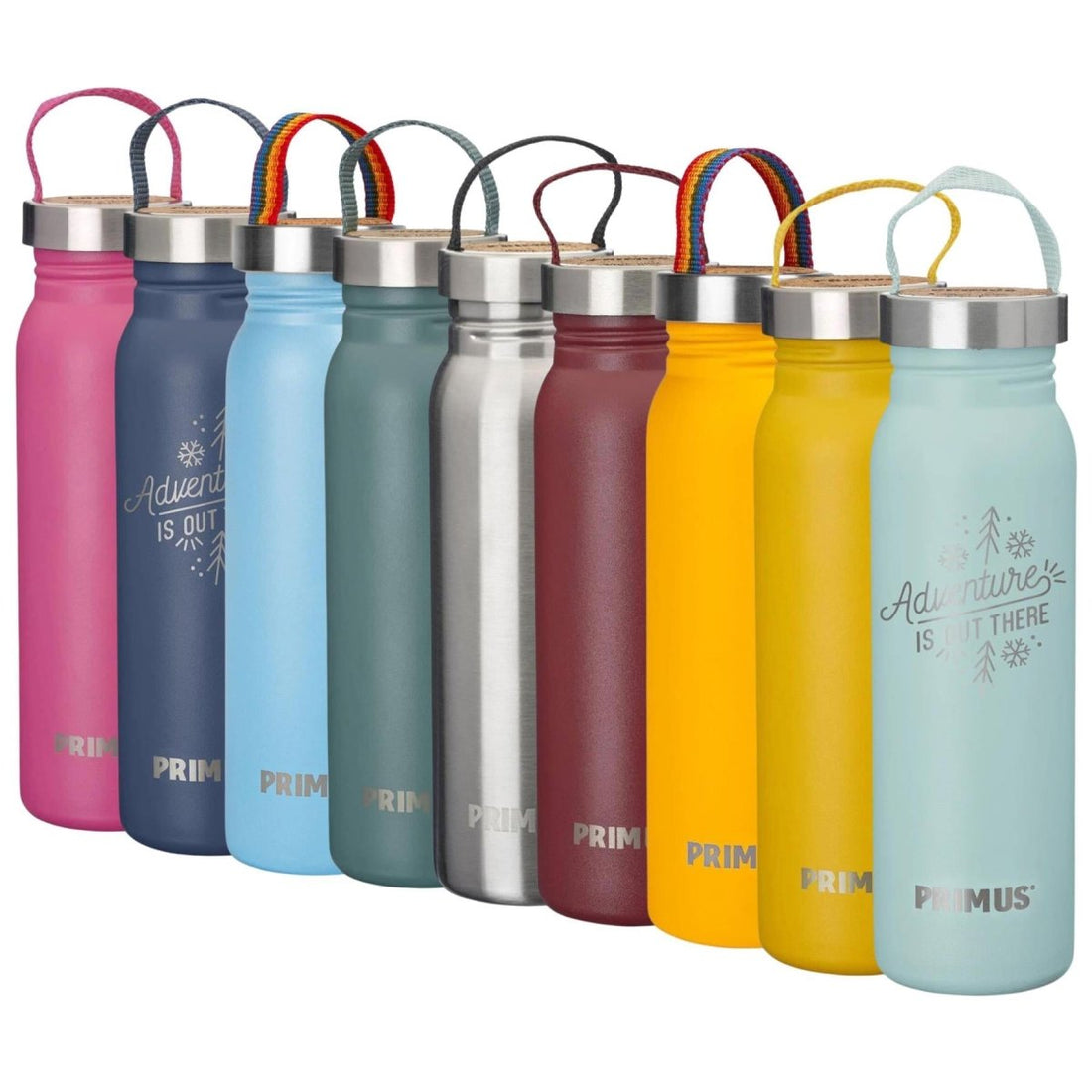 Primus Klunken Flasche Wasser Isolierflasche Wandern Camping 500ml Edelstahl