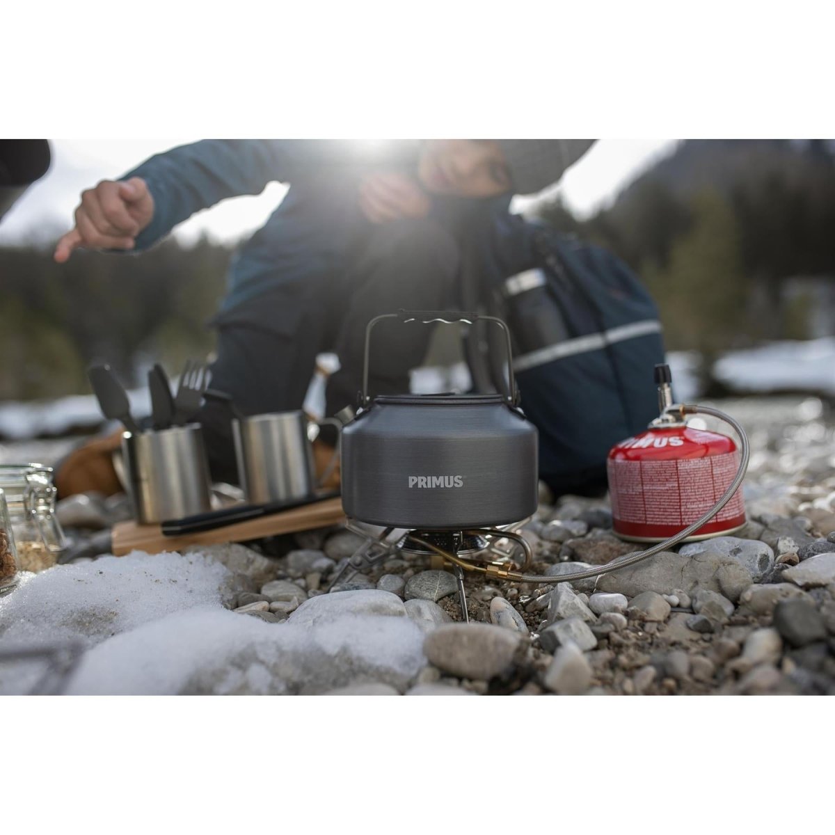Primus LiTech Kettle 1,5 Liter leichtes hart eloxiertes Aluminium Camping Wandern