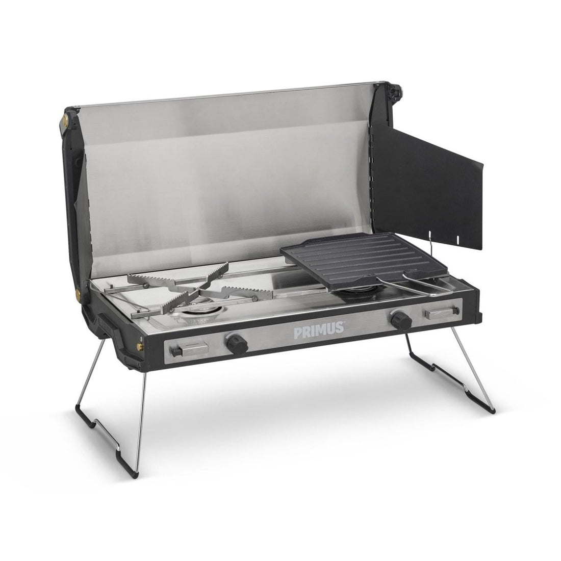 Primus Tupike Outdoorkocher mit zwei Gasbrennern, tragbar, für Camping und Wandern