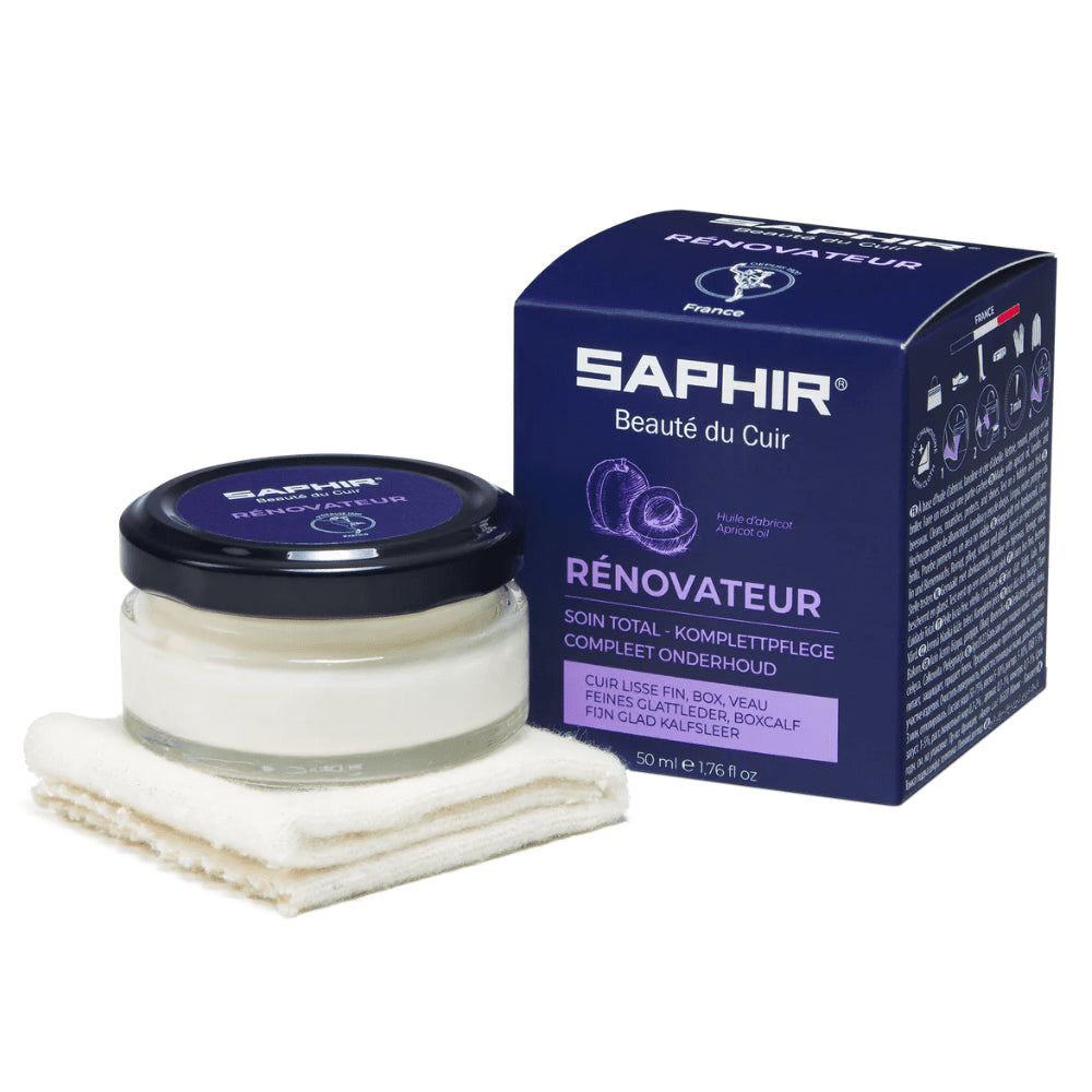 Saphir Renovateur Schuhpflegecreme Total Care Glattleder, 50-ml-Glas
