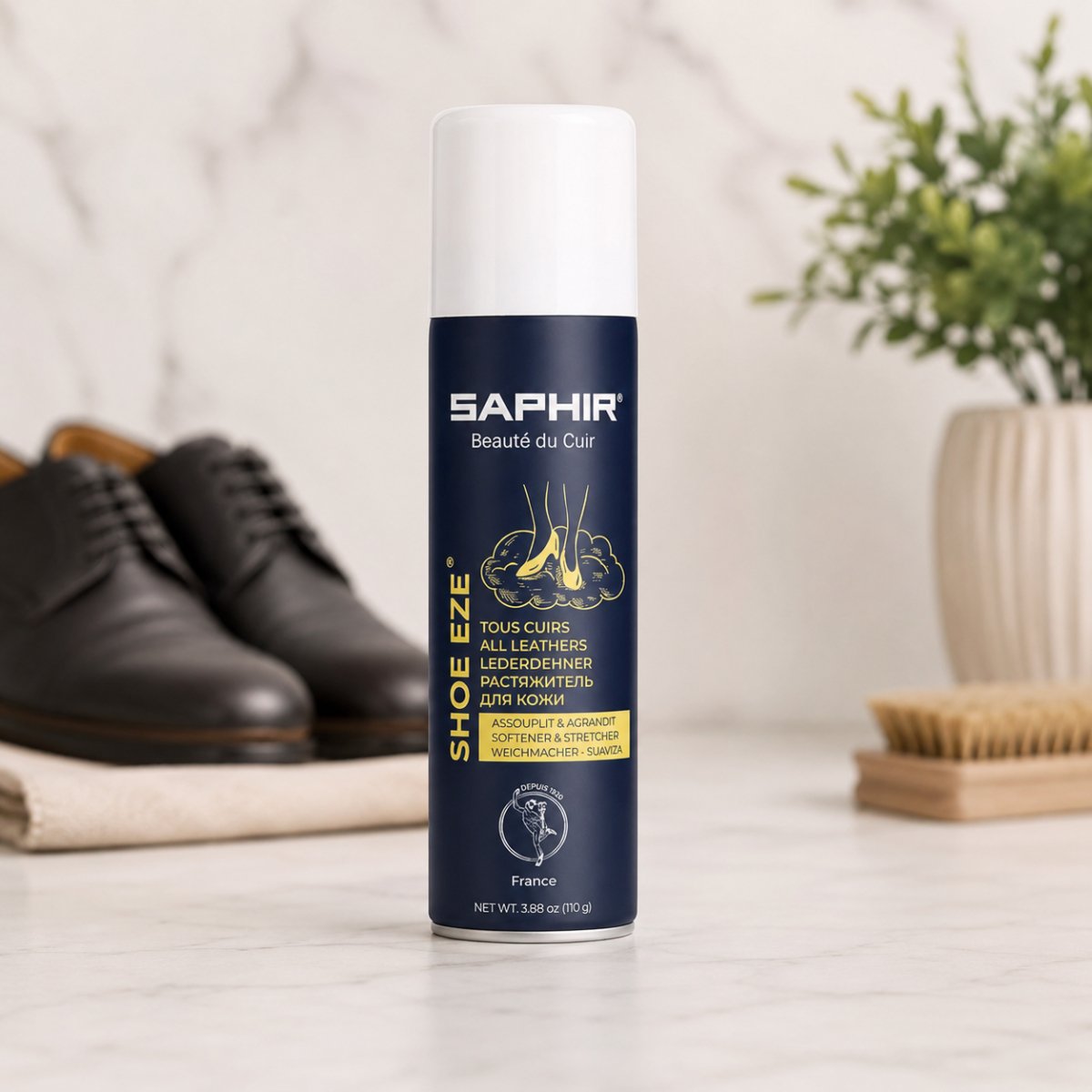 Saphir Shoe-Eze Aerosol Shoe Stretch Spray Lederweichmacher 50 ml