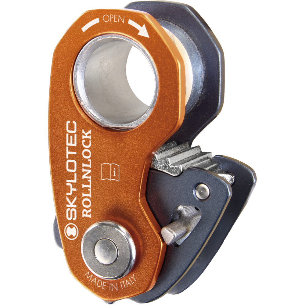 Climbing Technology ROLLNLOCK Flaschenzuggerät Seilklemme 3 in 1 Gerät Orange