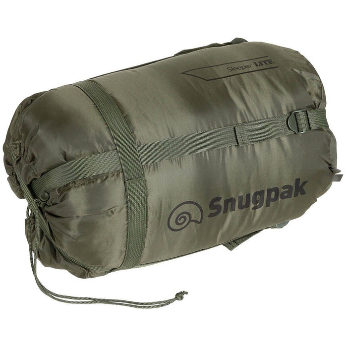 Snugpak Schlafsack Sleeper Lite IsoFibre-Füllung Einfacher Transport OD Grün - GoMilitar