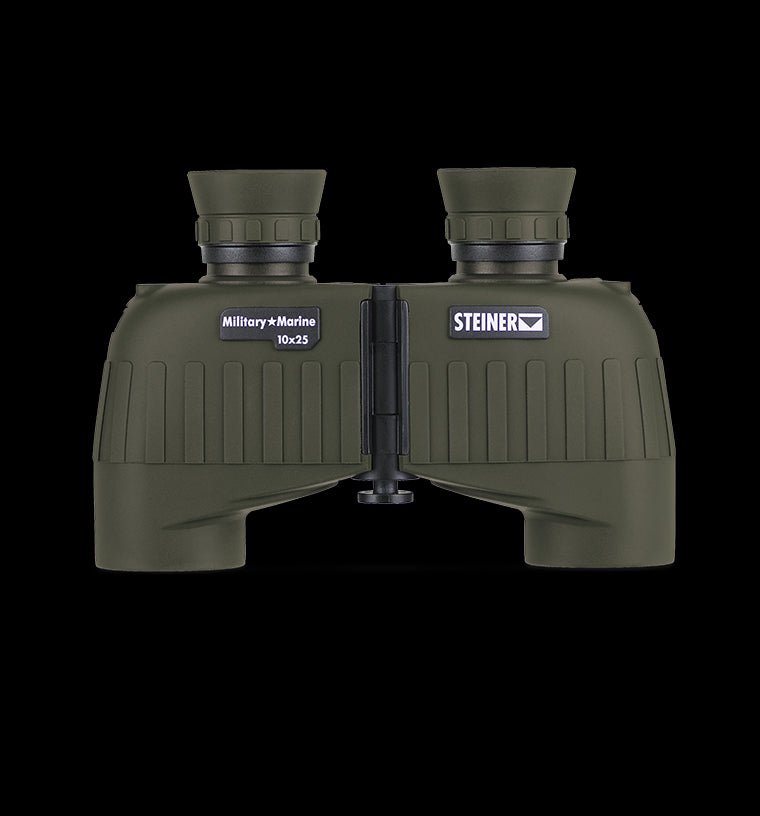 Steiner Fernglas Military Marine 10x25 Olive Robuste Autofokus Jagdoptik