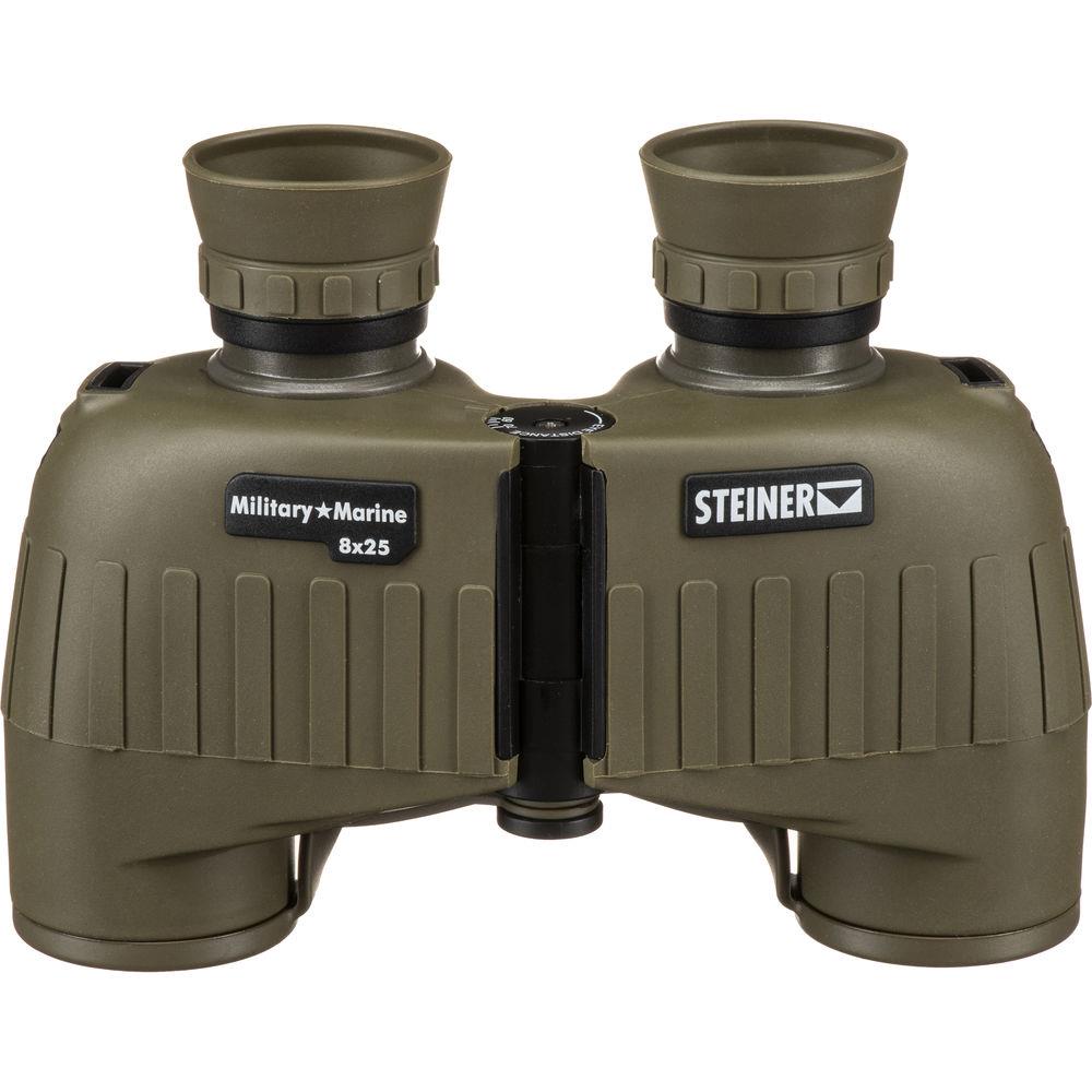 Steiner Fernglas Military Marine 8x25 Olive Robuste Autofokus Jagdoptik