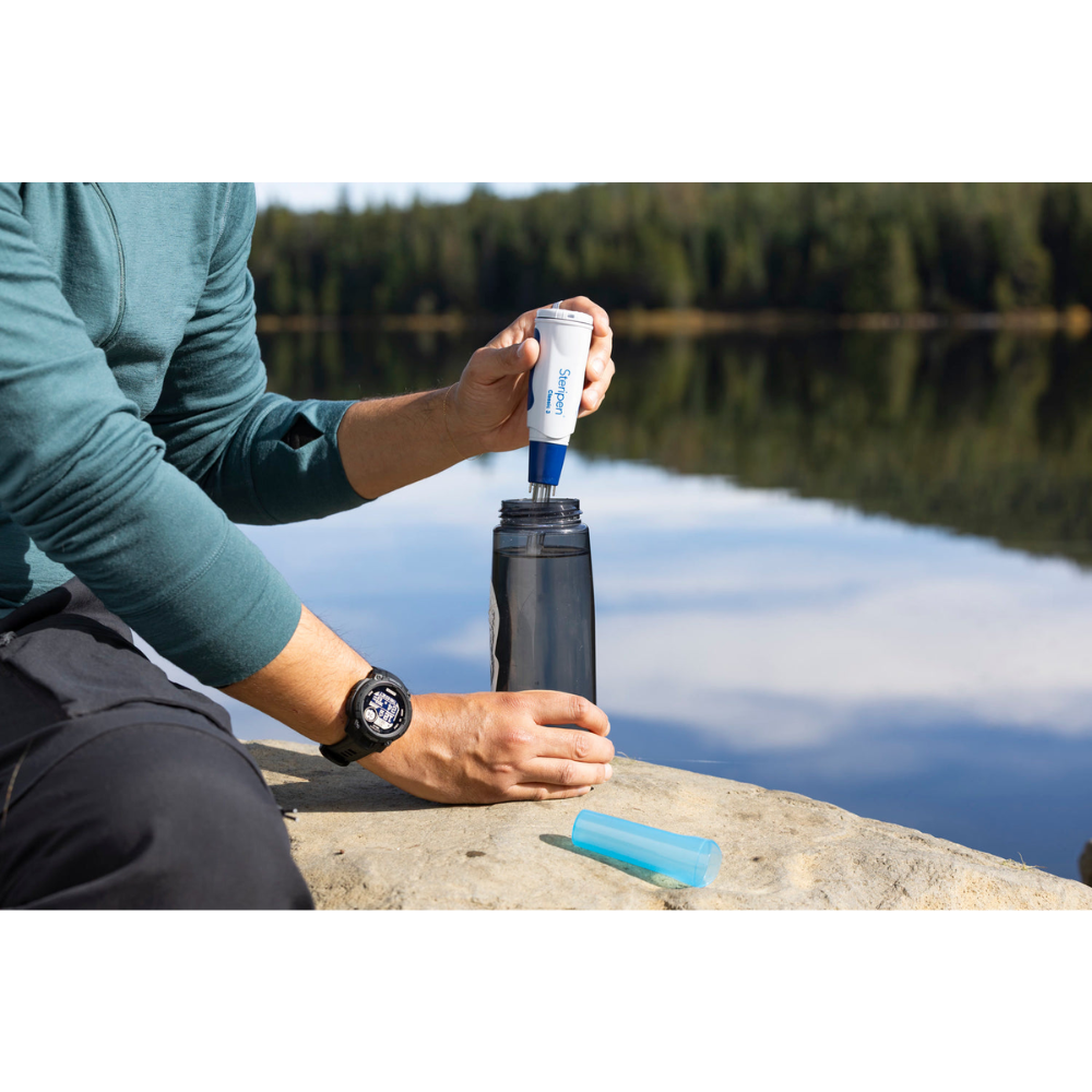 Steripen Classic 3 UV-Wasserreiniger, tragbare Wasseraufbereitung, Camping, Wandern