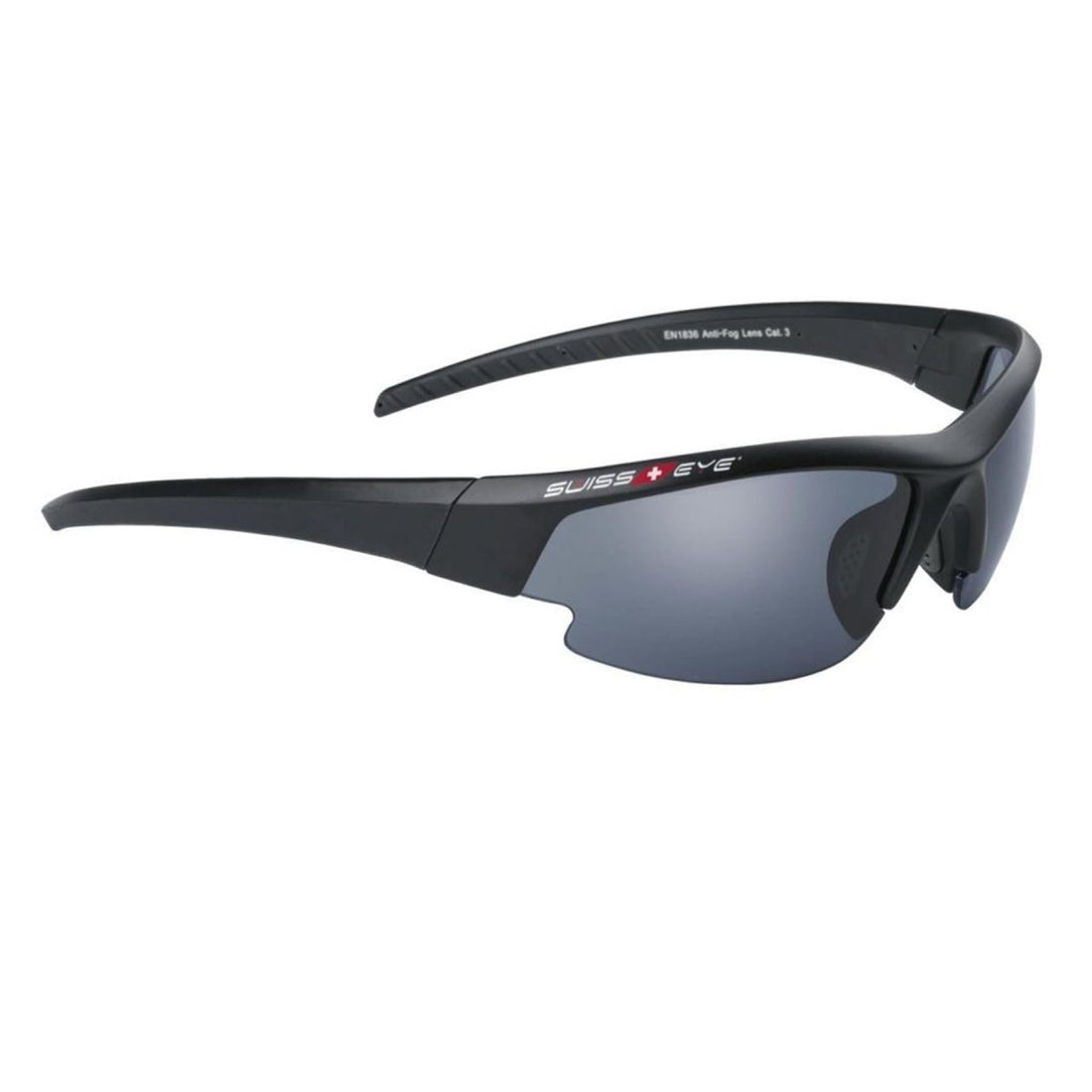 SWISS EYE Ballistische Schießbrille aerodynamische verstellbare gummierte Bügel